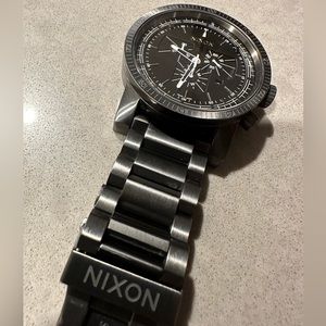 Nixon Magnacon Stainless Steel Black Watch